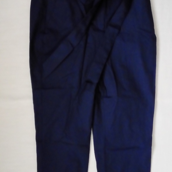 HALOGEN Paperbag Tie Waist Pants Blue - Picture 4 of 4